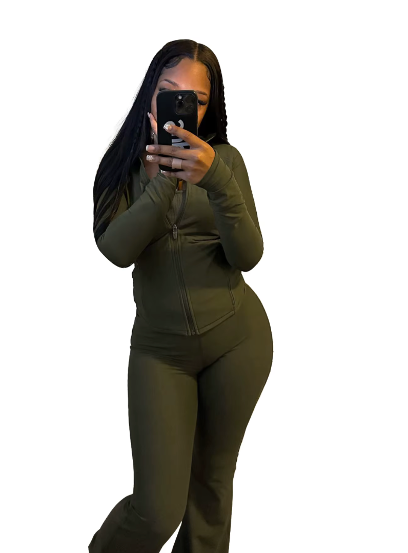 ZenFit Elevate Set (Zen = balance, Fit = fitness, Elevate = high-waisted lift)