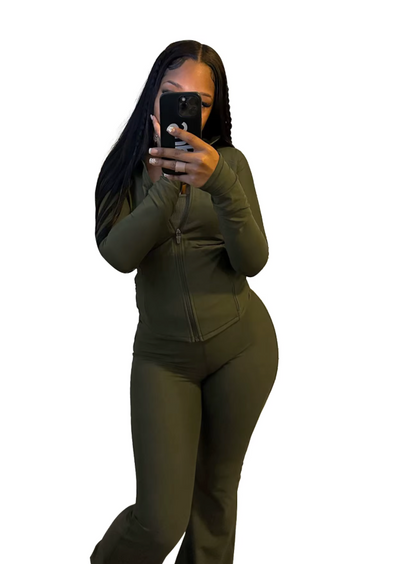 ZenFit Elevate Set (Zen = balance, Fit = fitness, Elevate = high-waisted lift)